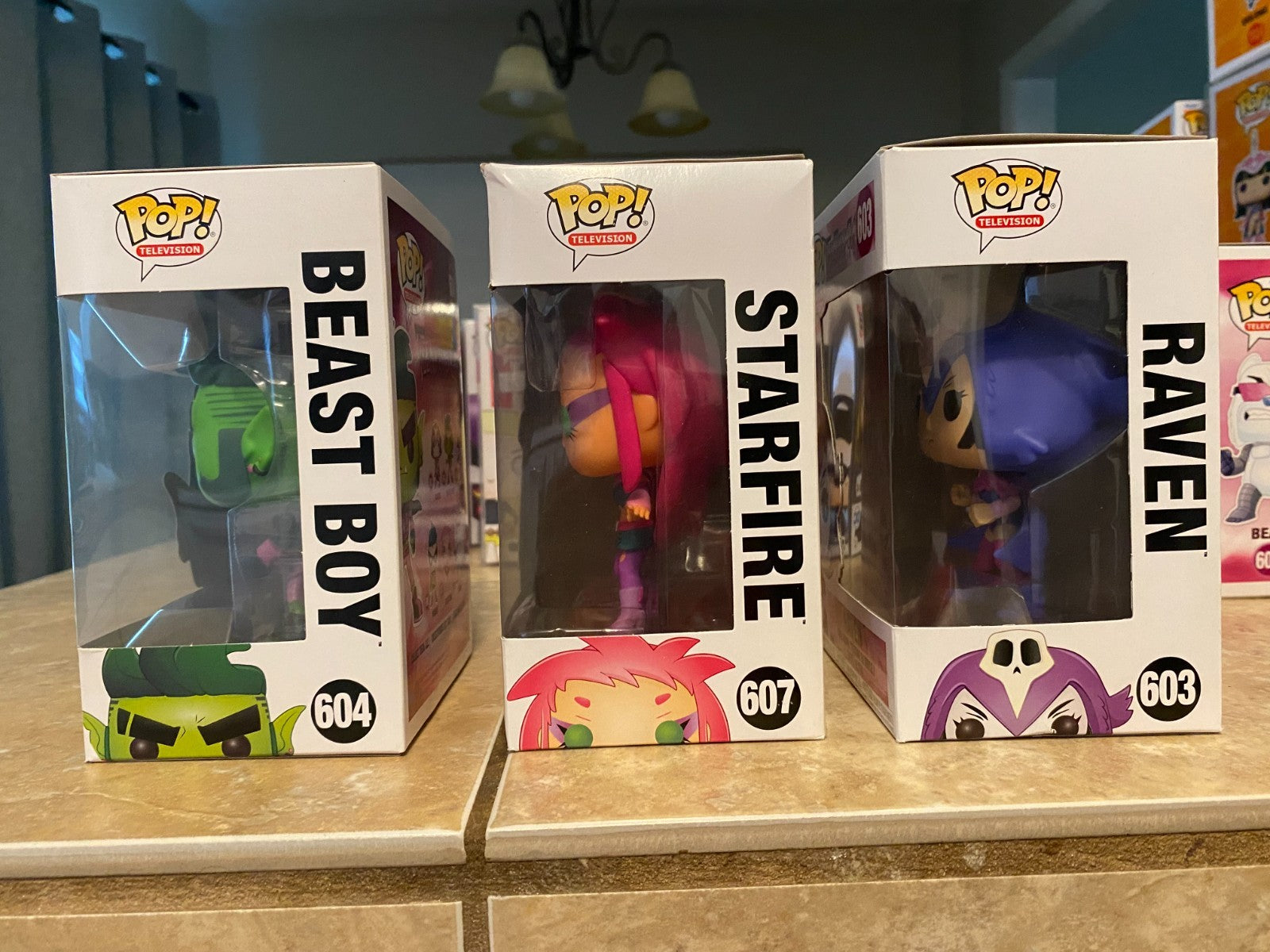 Teen Titans Go! Funko Pop! Vinyl Figures Set of 6 #603 thru #608
