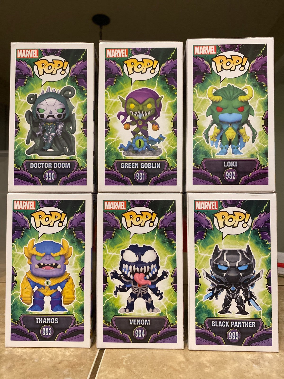 Funko Pop Marvel MECH STRIKE MONSTER HUNTERS 6-PACK BUNDLE #990-995 w Protectors