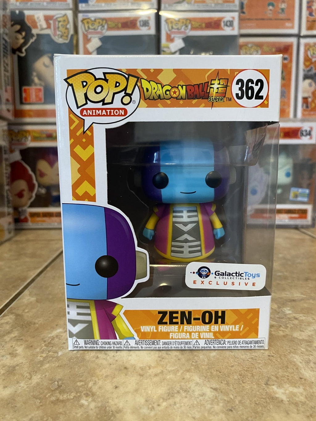 Funko Pop! Dragon Ball Z #342 Zen-Oh Galactic Toys Exclusive w Protector