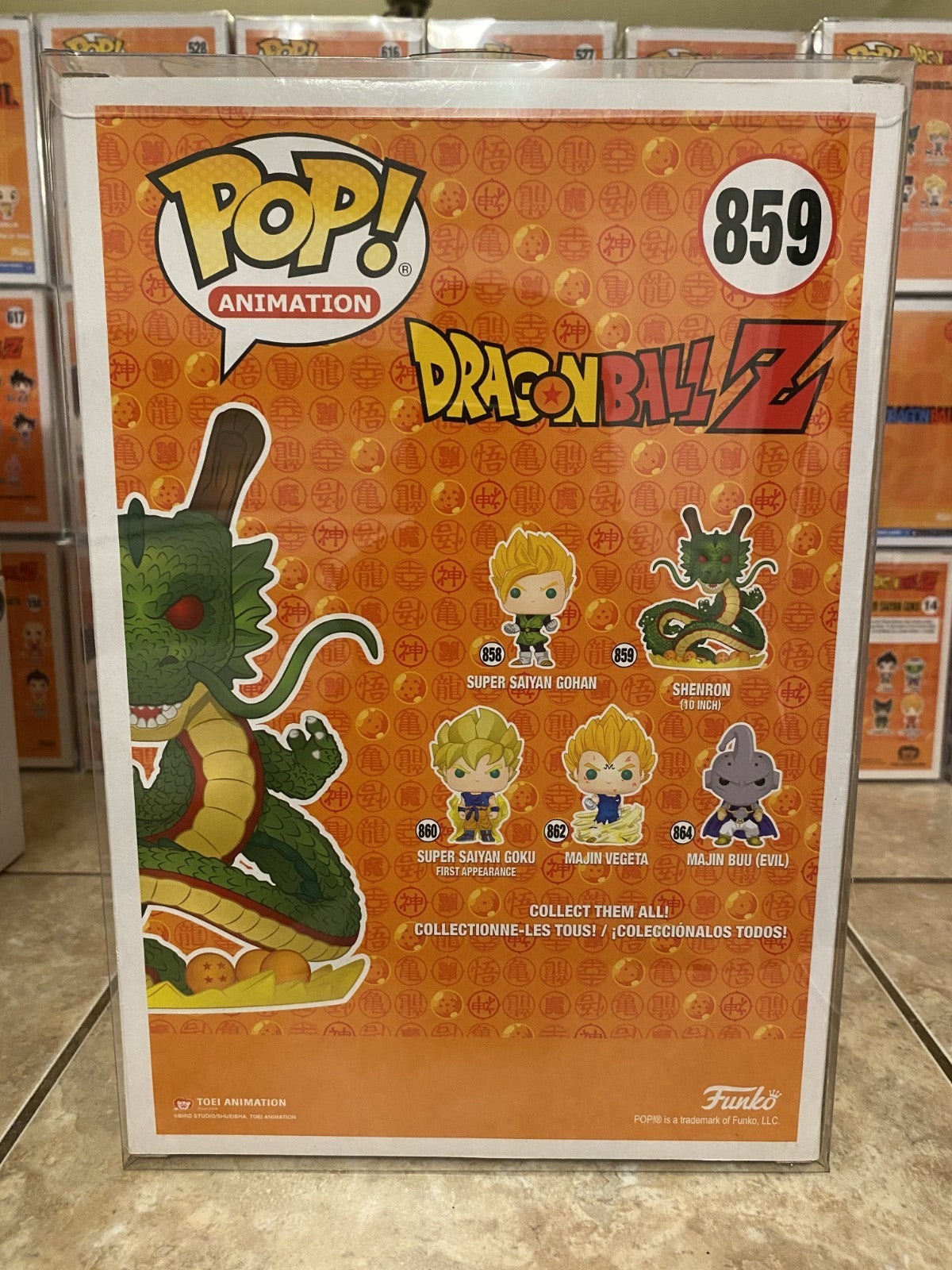 Funko Pop!  Dragon Ball Z - #859 10" Super-Sized Shenron w Plastic Protector