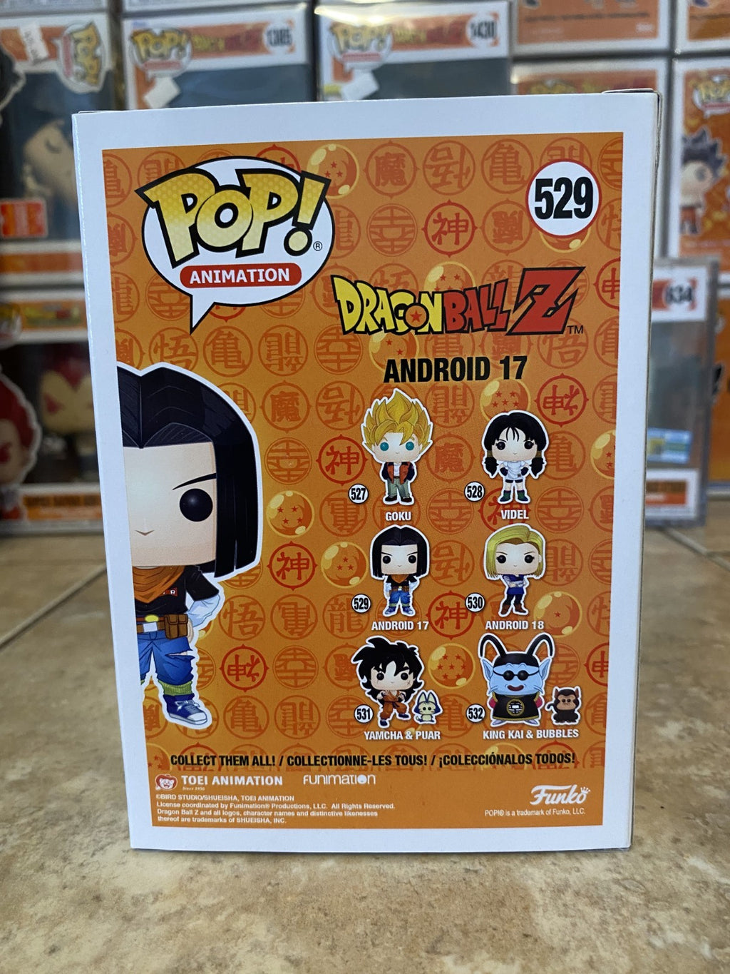 Funko Pop! Dragon Ball Z #529 Android 17 w Protector