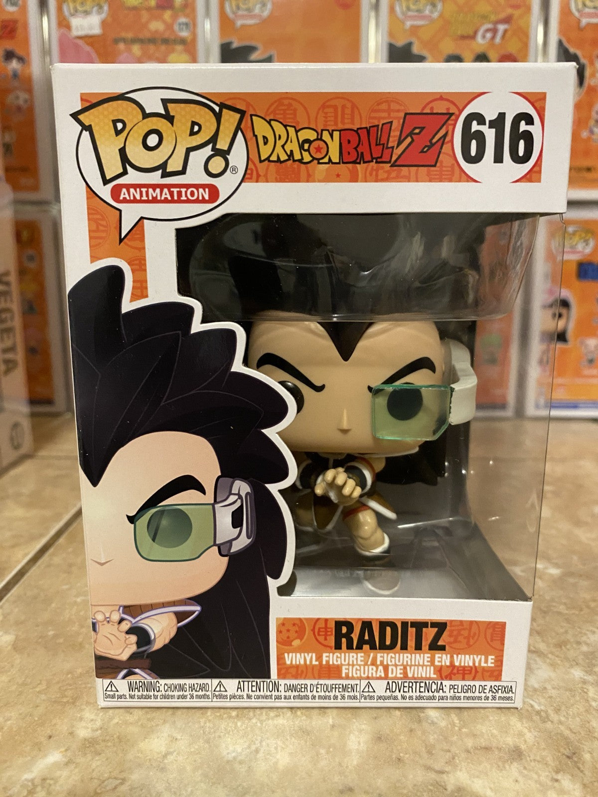 Funko Pop! Animation: Dragon Ball Z #616 Raditz w Protector