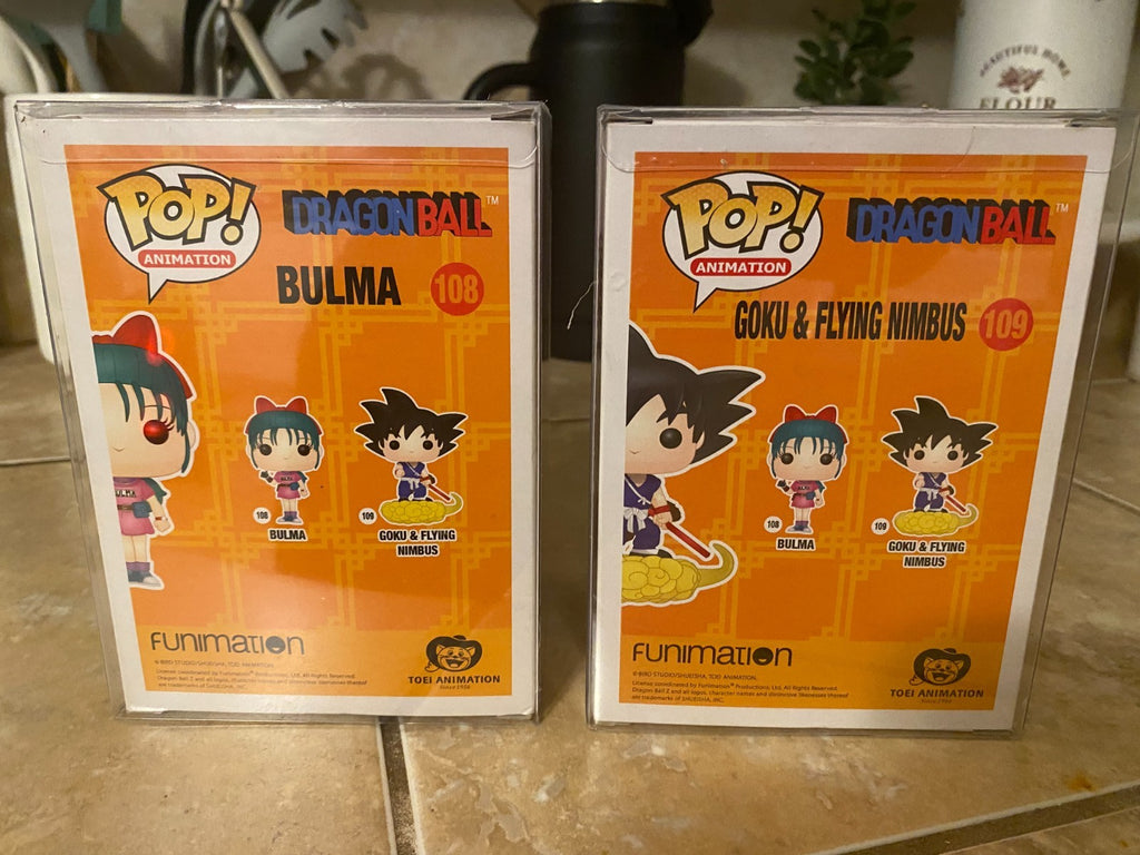 Funko Pop! Dragonball Set of 2 #108 - #109 w Protectors