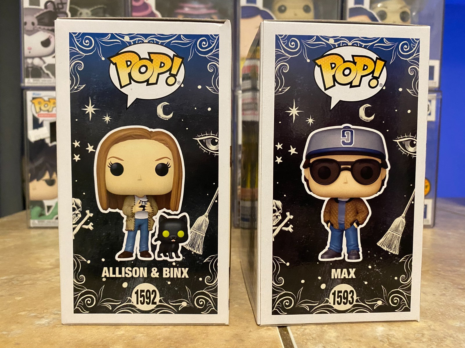 Funko Pop! Hocus Pocus - Allison & Binx #1592 & Max #1593 Funko Shop Exclusives