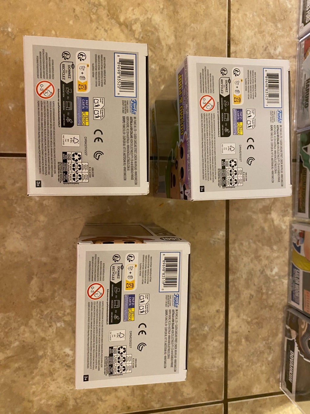 Funko Pop! Fairy Odd Parents Complete Set of 3 Figures 1690-1692 w Protectors