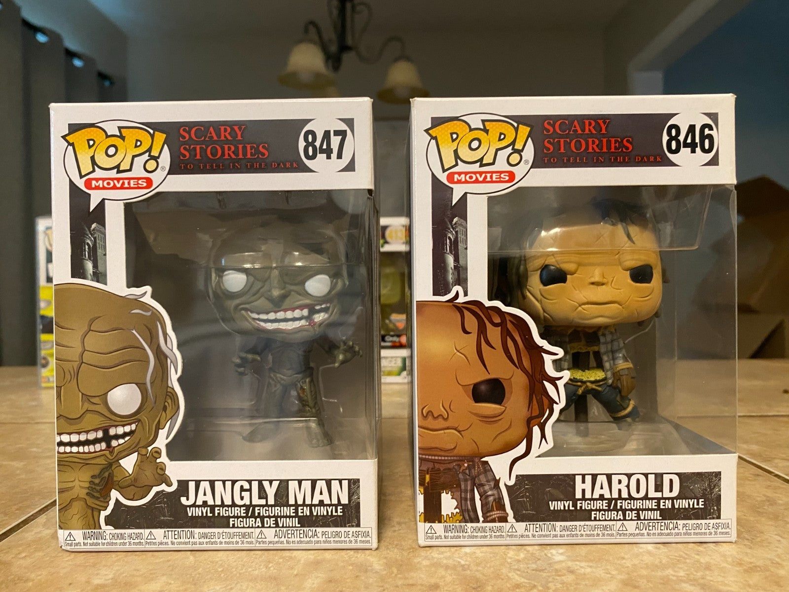 Funko Pop Scary Stories To Tell In The Dark 846 & 847 Lot w Soft Protectors