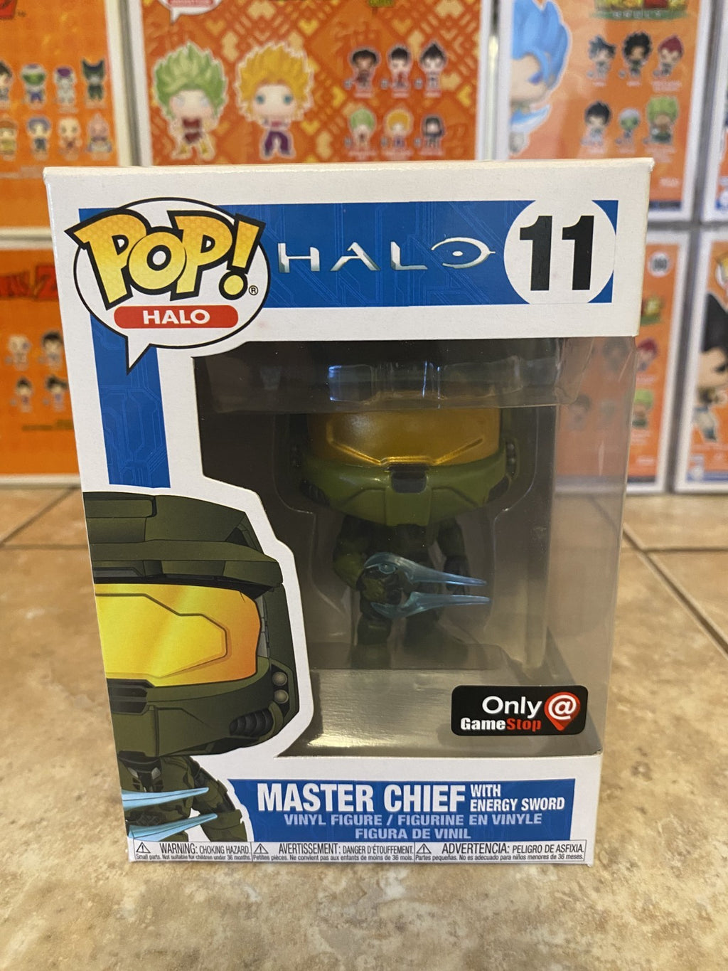 Funko Pop! Vinyl: Halo - #11 Master Chief (Game Stop Exclusive) w Protector