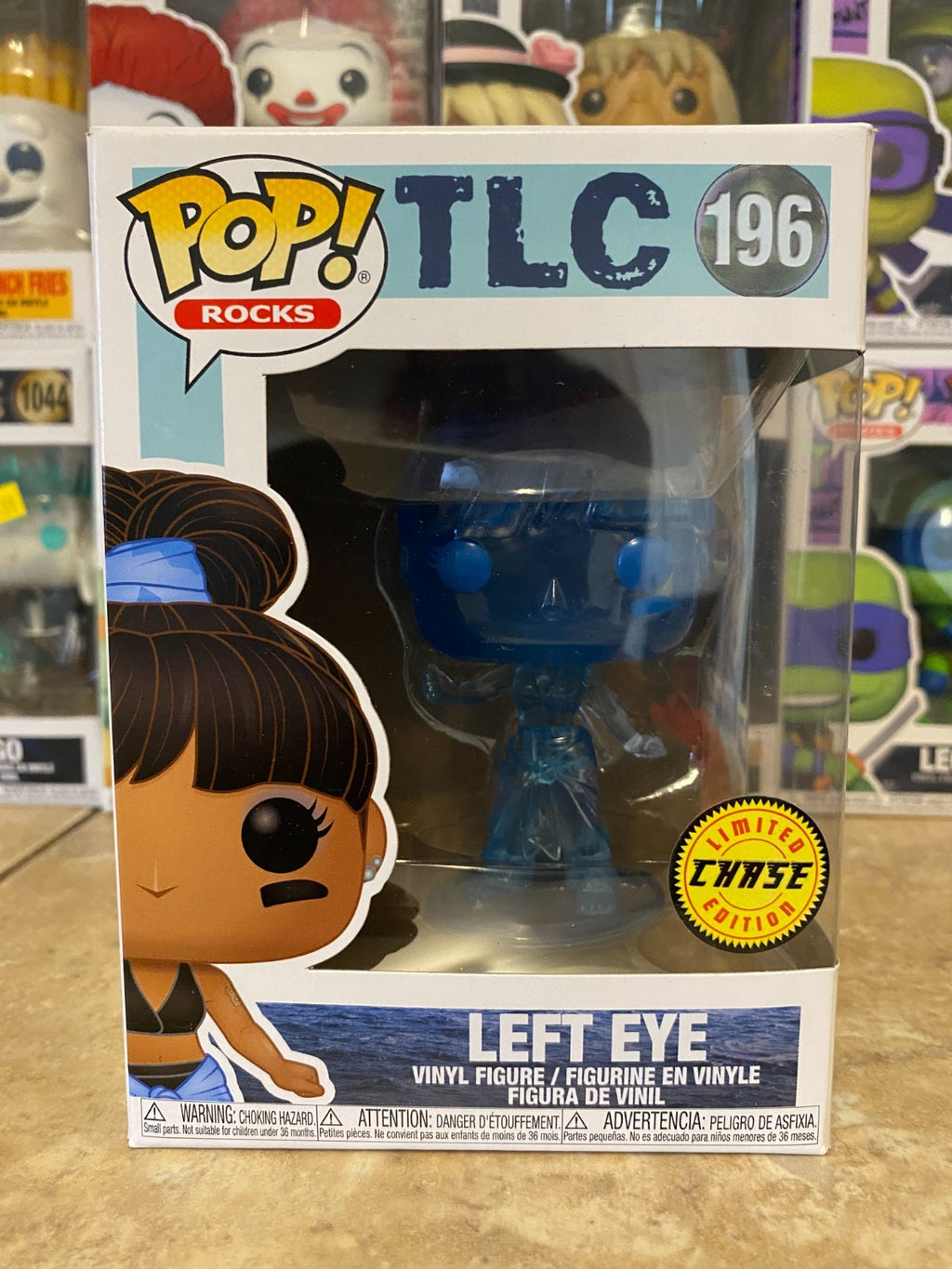 Funko POP! Rocks TLC Left Eye #196 CHASE w/ Protector