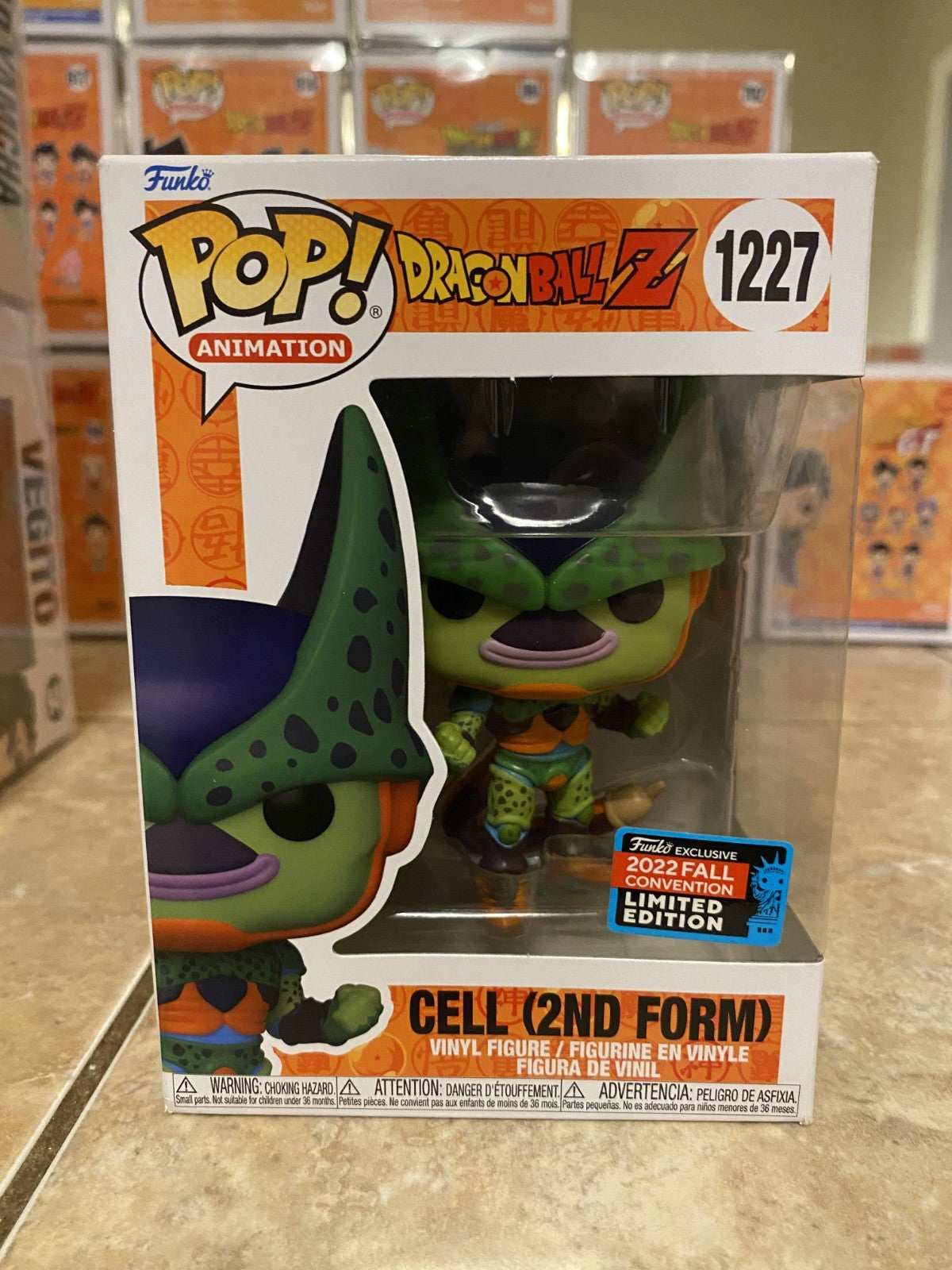Funko Pop! Animation: Dragon Ball Z #1227 Cell (2nd Form) w Protector