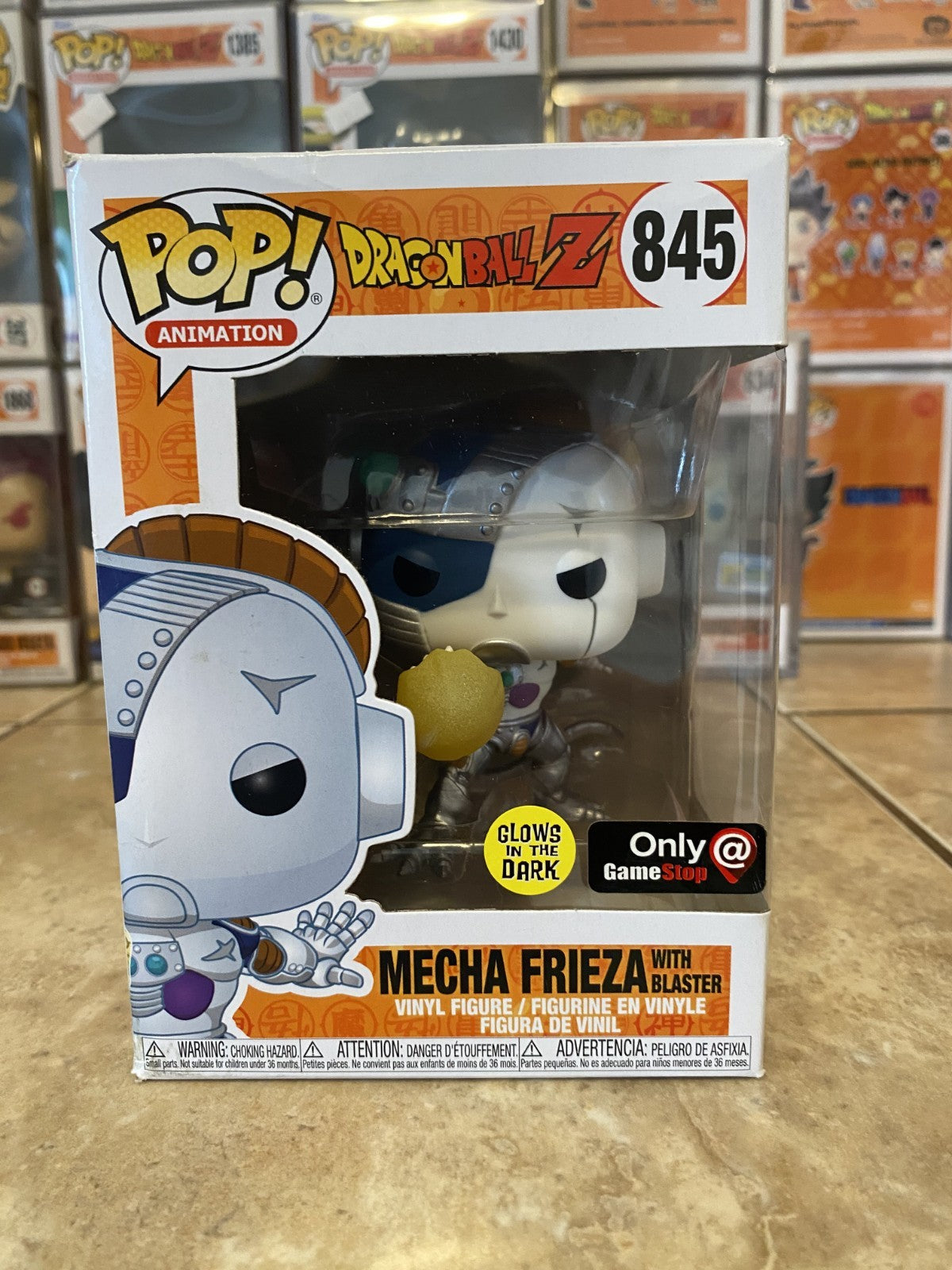 Funko Pop! Dragon Ball Z #845 Mecha Frieza GITD Exclusive w Protector