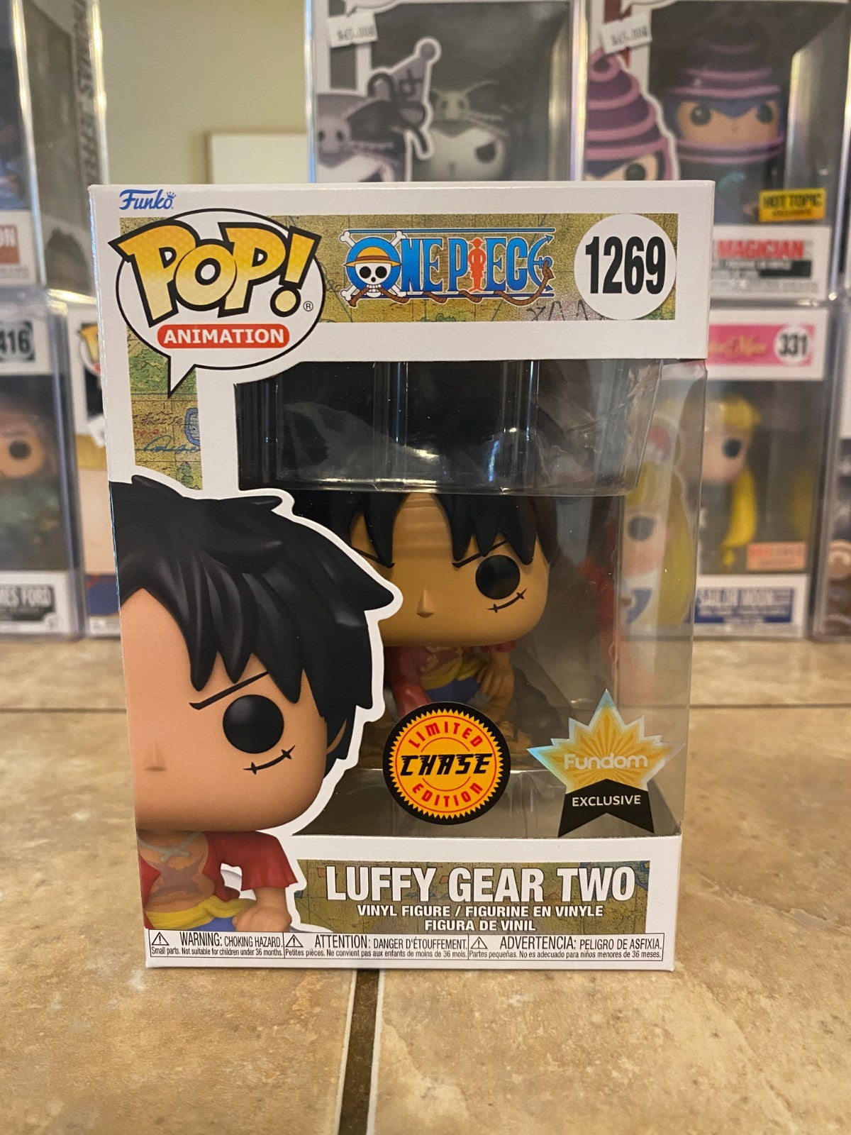 Funko Pop! Vinyl: One Piece Luffy Gear Two #1269 Chase w Protector