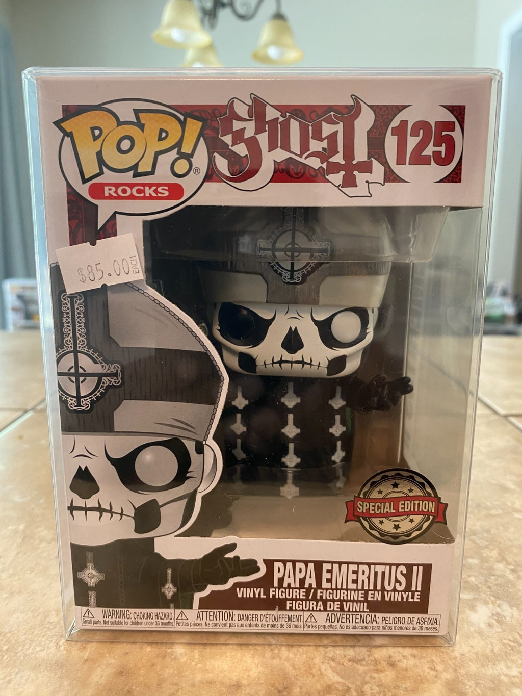 Funko Pop! Ghost Papa Emeritus II #125 - Rare SE Exclusive w Soft Protector