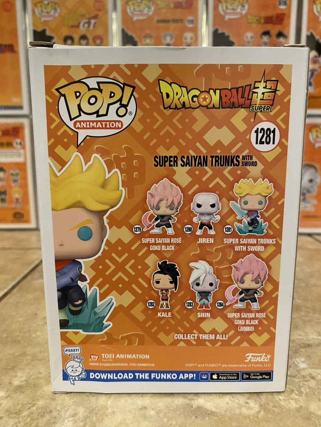 Funko Pop! Dragon Ball Super #1281 Super Saiyan Trunks with Sword w Protector