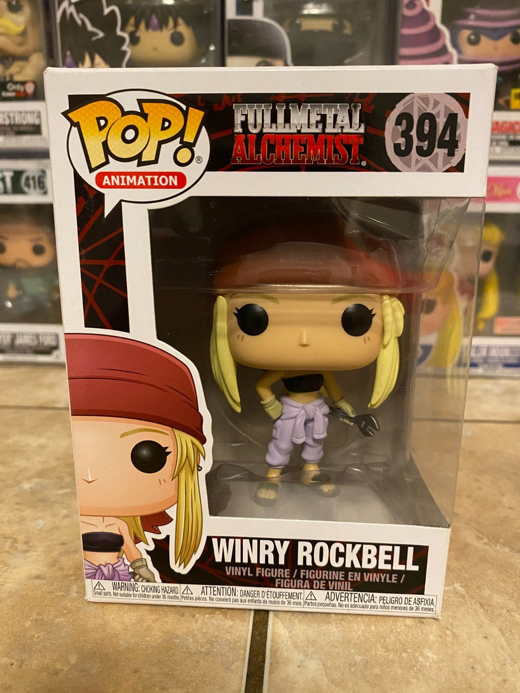 Funko Pop! Vinyl: Fullmetal Alchemist - Winry Rockbell #394 w Soft Protector