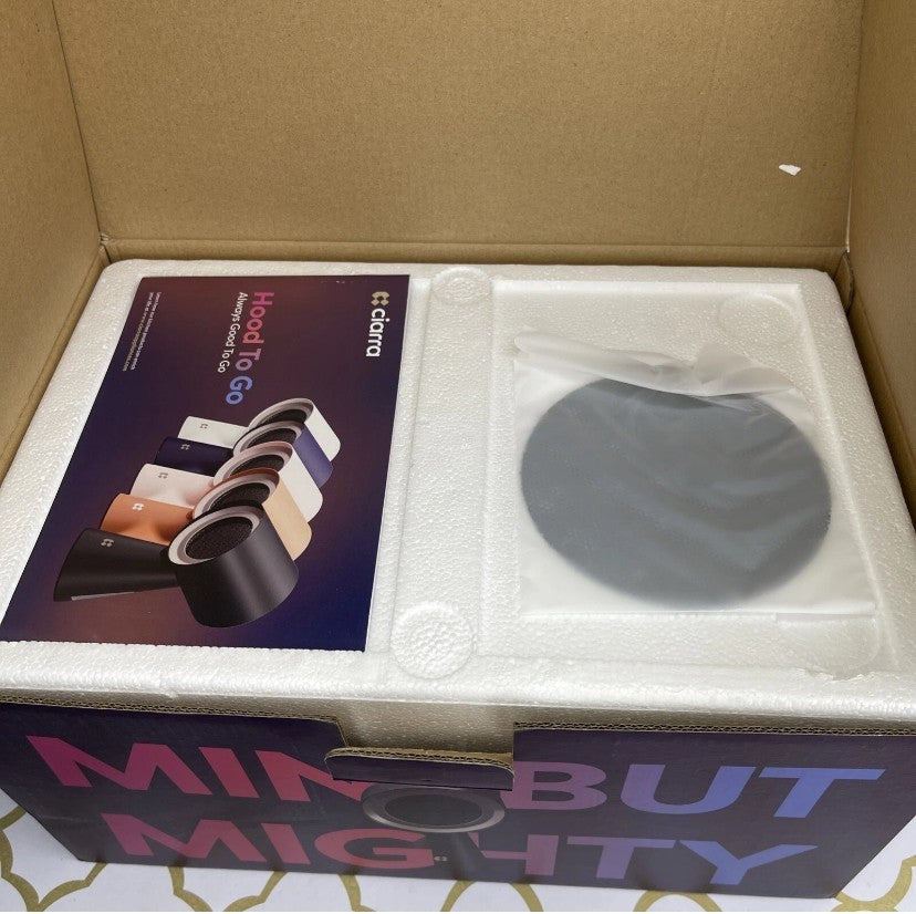 Black Ciarra HOOD TO GO Portable Mini Desktop Range Hood!!