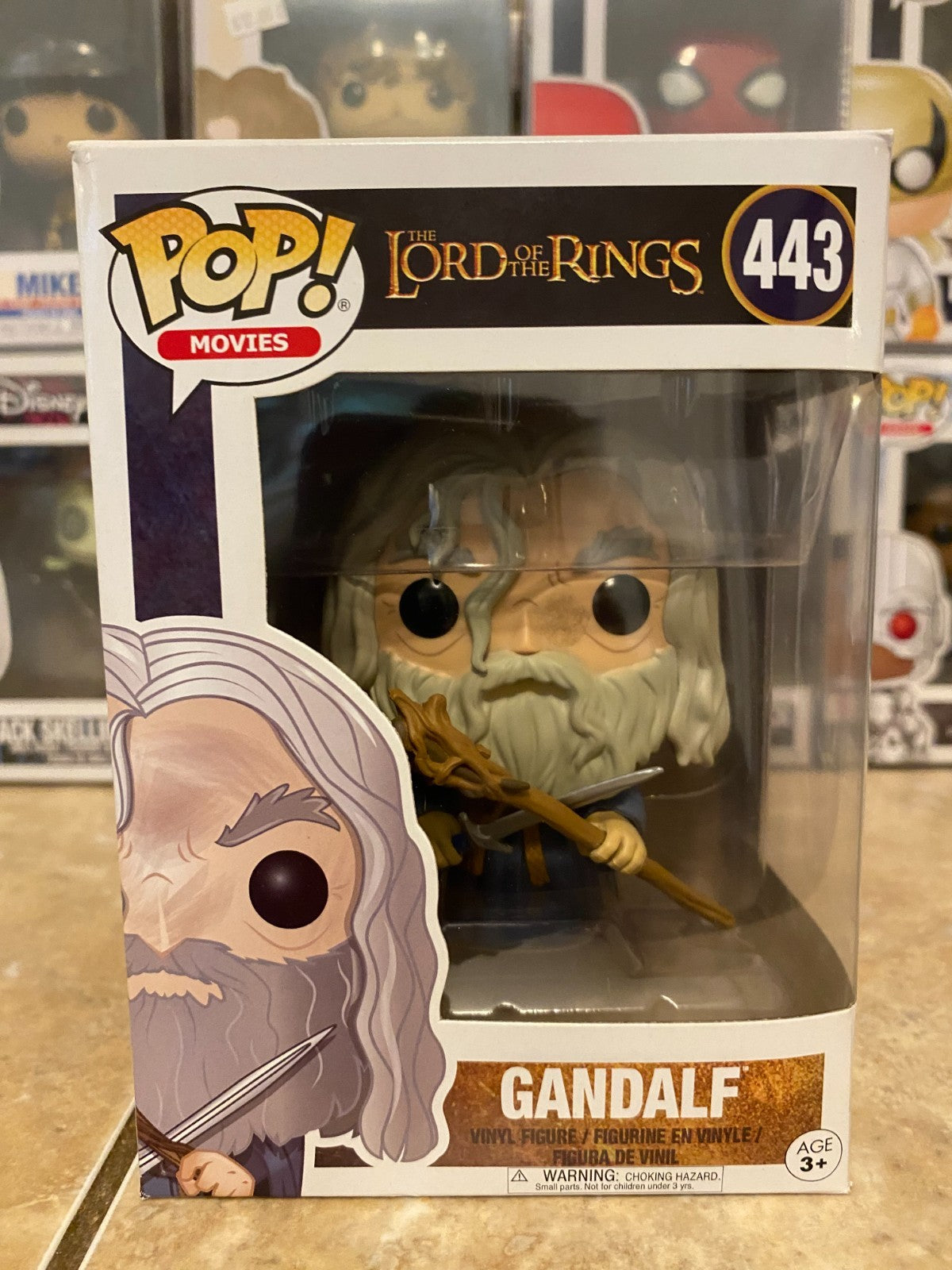 Funko Pop! Vinyl: The Lord of the Rings - Gandalf #443 w Protector