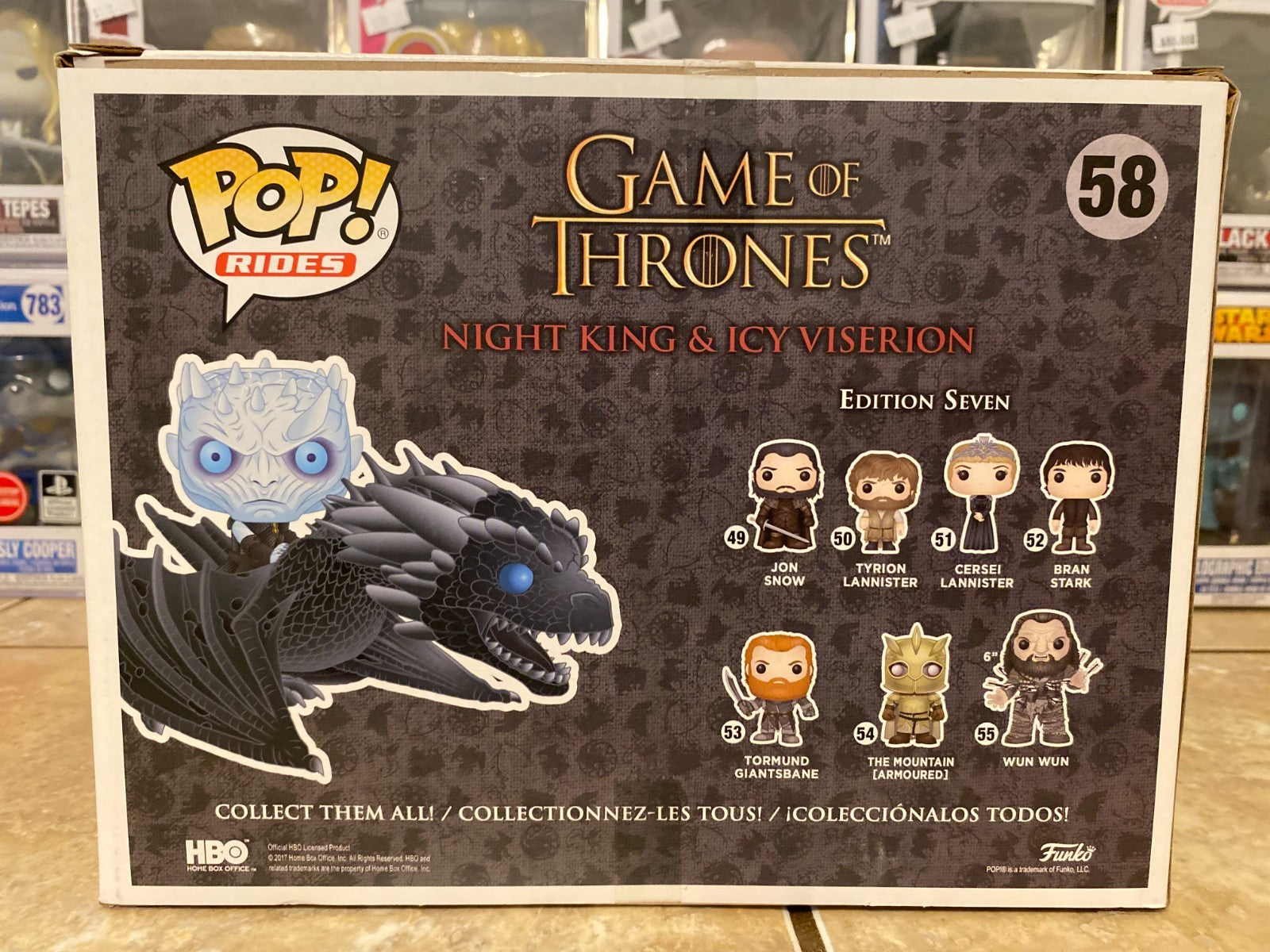 Funko Pop! Rides: Game of Thrones - Night King & Icy Viserion (Glows in the Dark