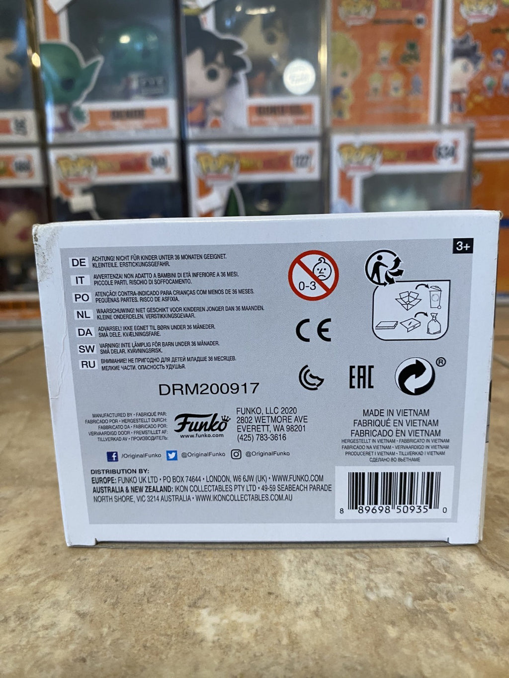 Funko Pop! Dragon Ball Z #845 Mecha Frieza GITD Exclusive w Protector