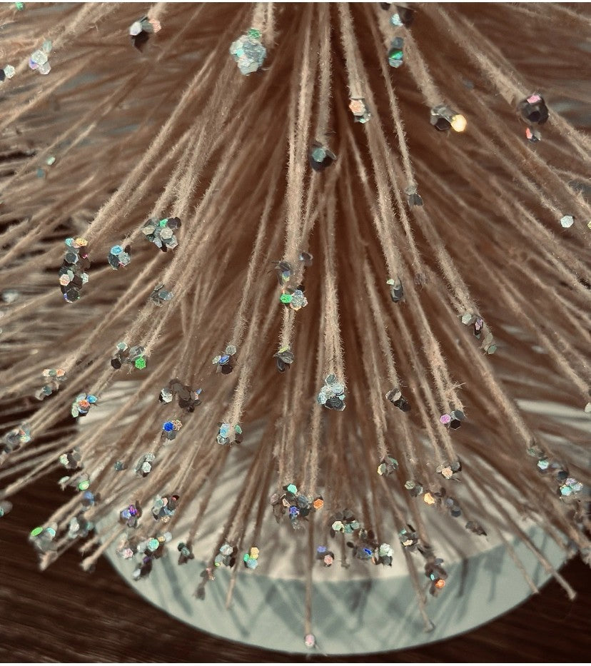 NWT Wondershop Target 2024 PInk Large Christmas Bottle Brush Tree Sculpture 36"