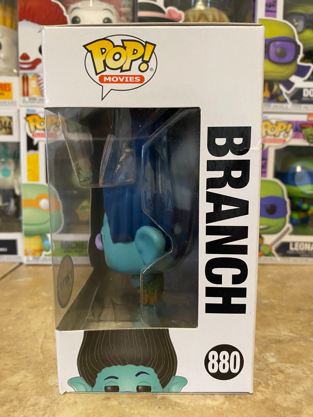 Funko POP! Trolls World Tour *BRANCH* Limited Edition CHASE #880 w Protector