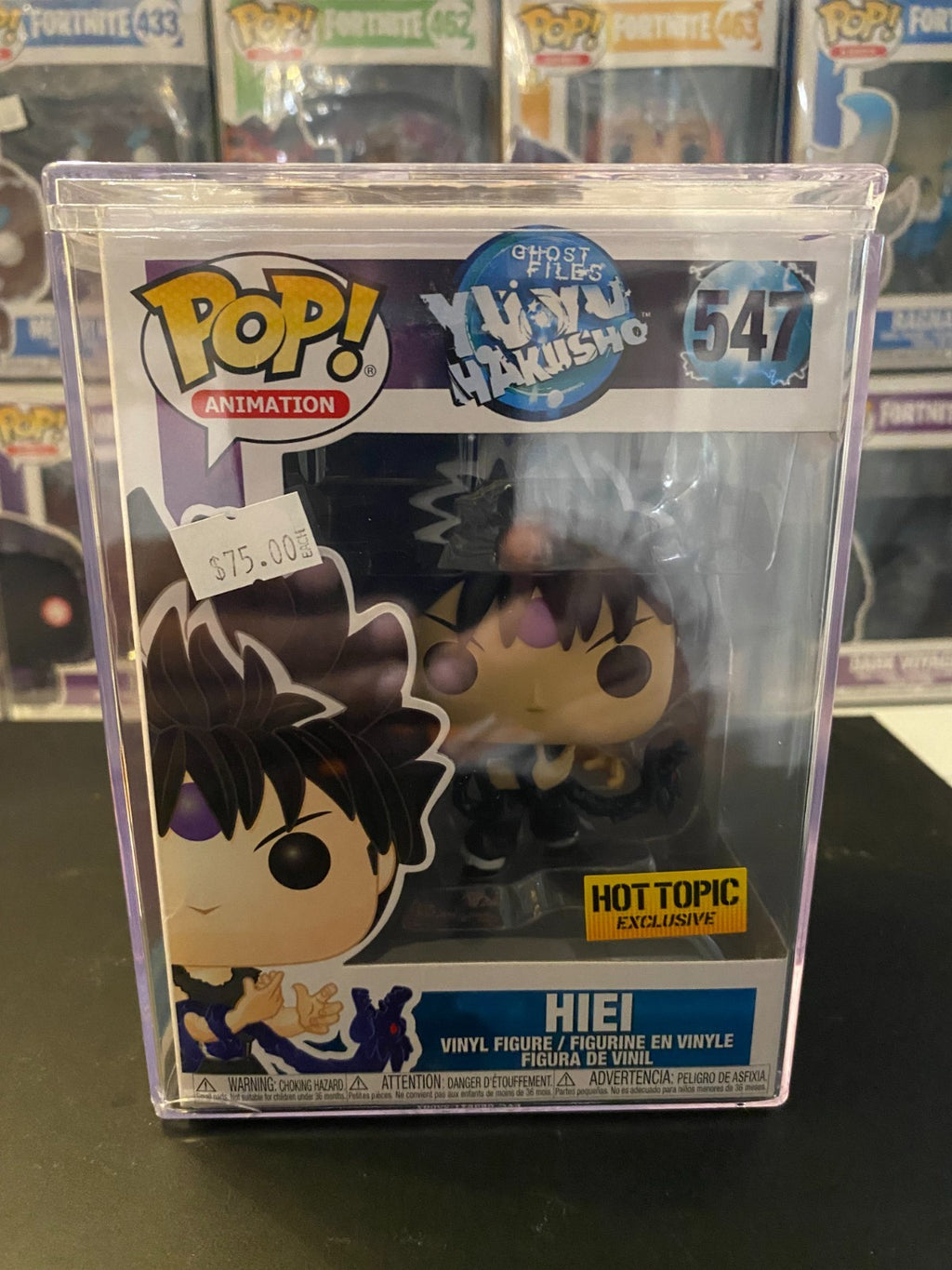 Funko POP! Animation Anime Ghost Files Yu Yu Hakush Hiei #547 W Hard Protector