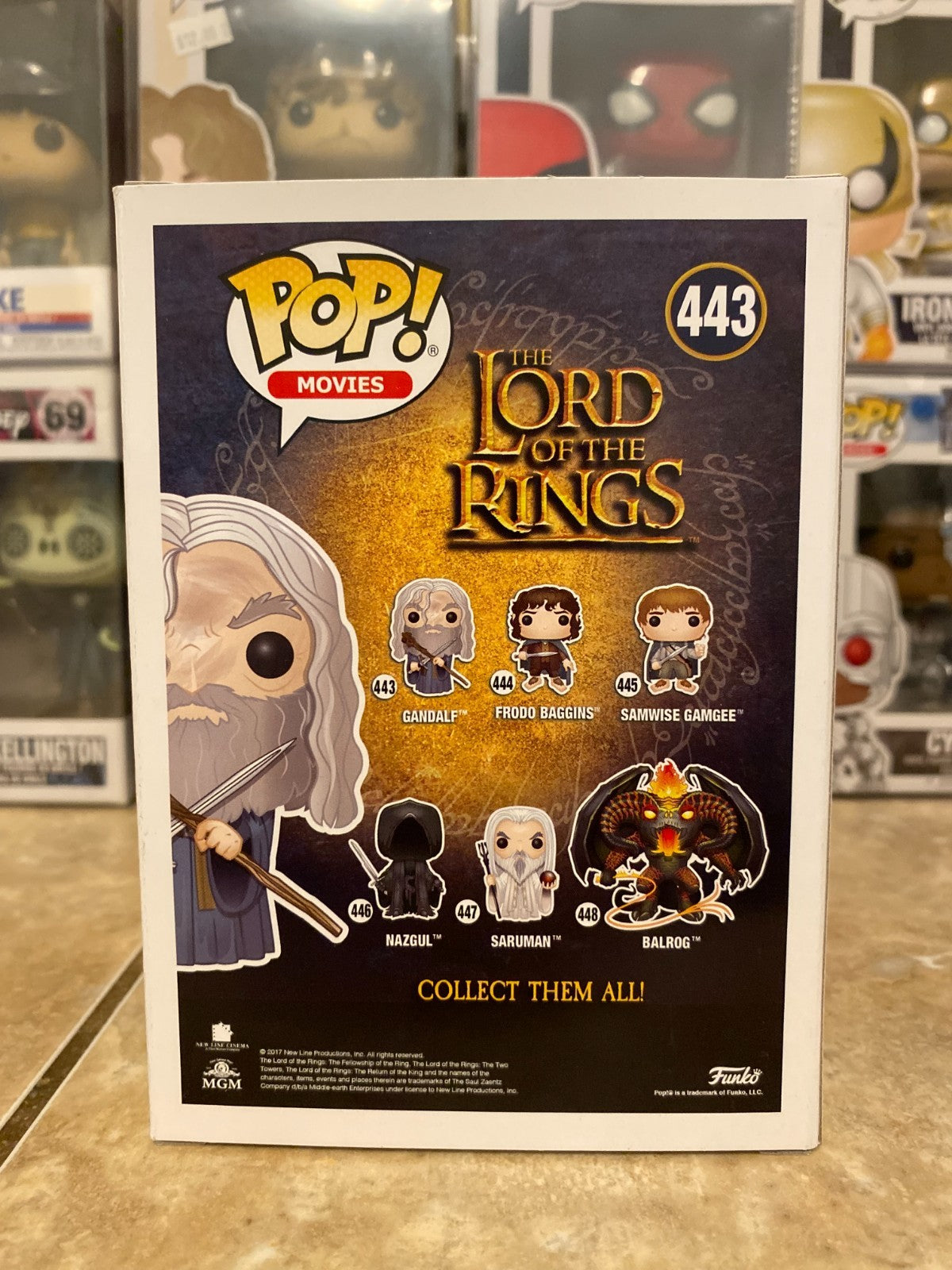 Funko Pop! Vinyl: The Lord of the Rings - Gandalf #443 w Protector