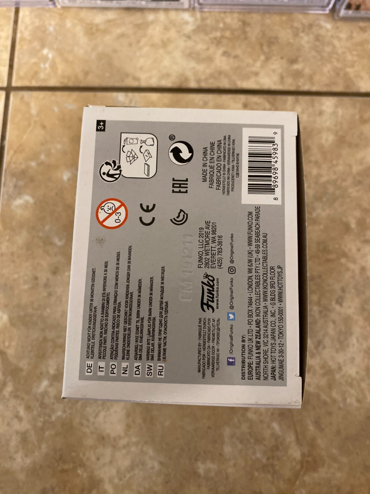 Funko Pop! Vinyl: Piece of Mind Eddie #146 w Protector