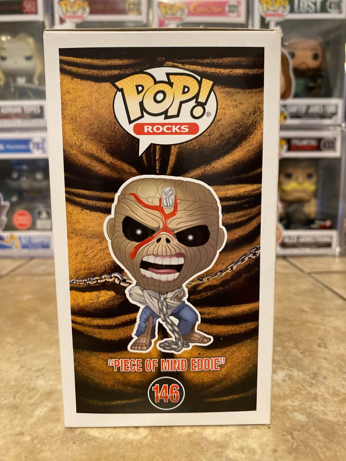 Funko Pop! Vinyl: Piece of Mind Eddie #146 w Protector