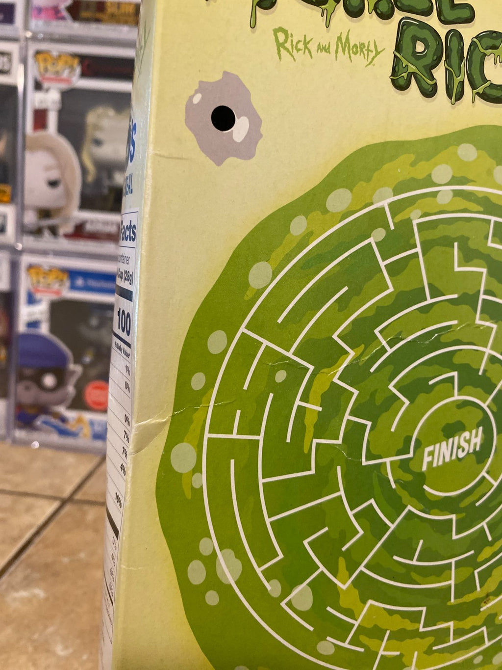 Funko Pop! Rick and Morty (Unopened) Cereal w Pickle Rick Pocket Pop