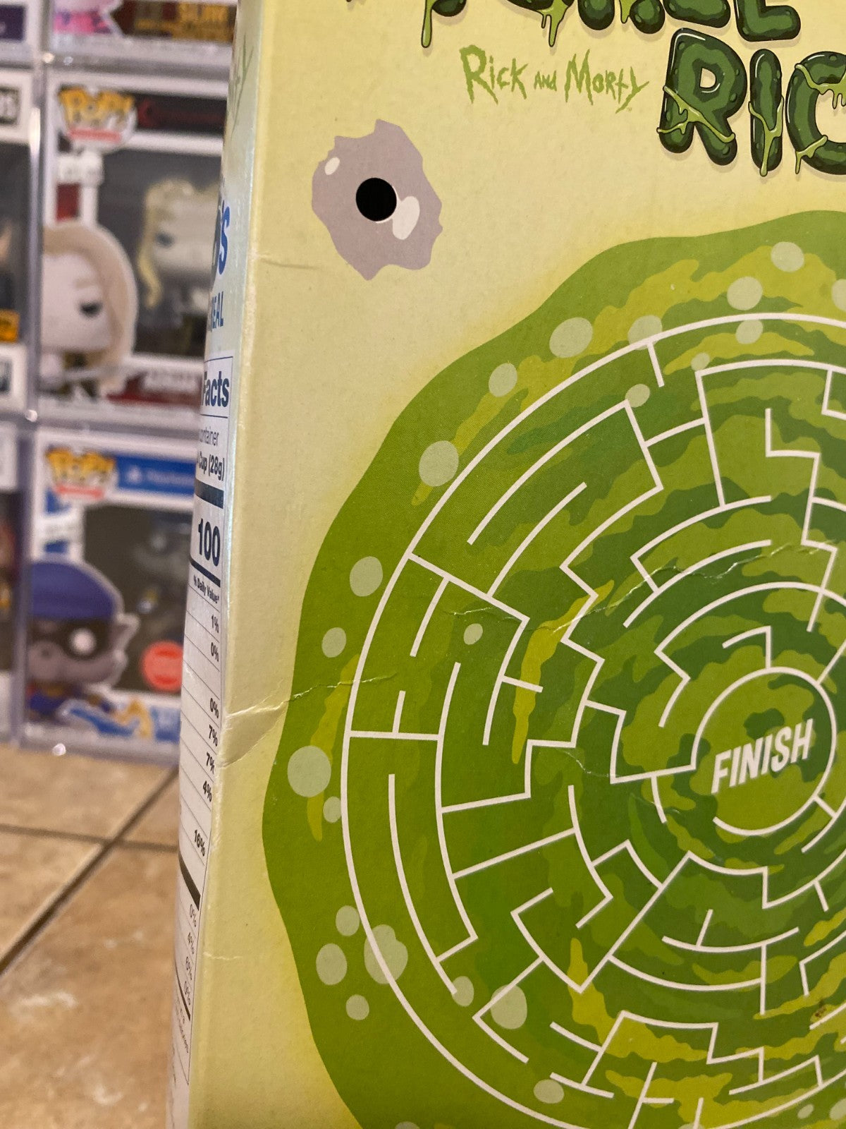 Funko Pop! Rick and Morty (Unopened) Cereal w Pickle Rick Pocket Pop