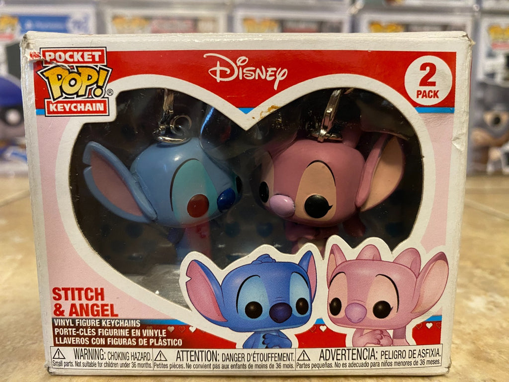 Funko Pocket Pop Keychain Disney's Lilo & Stich - Stitch and Angel (2-Pack)