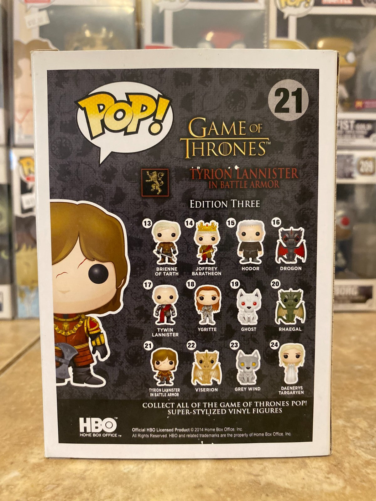 Funko Pop! Vinyl: Game of Thrones - Tyrion Lannister (w/ Battle Armor) #21