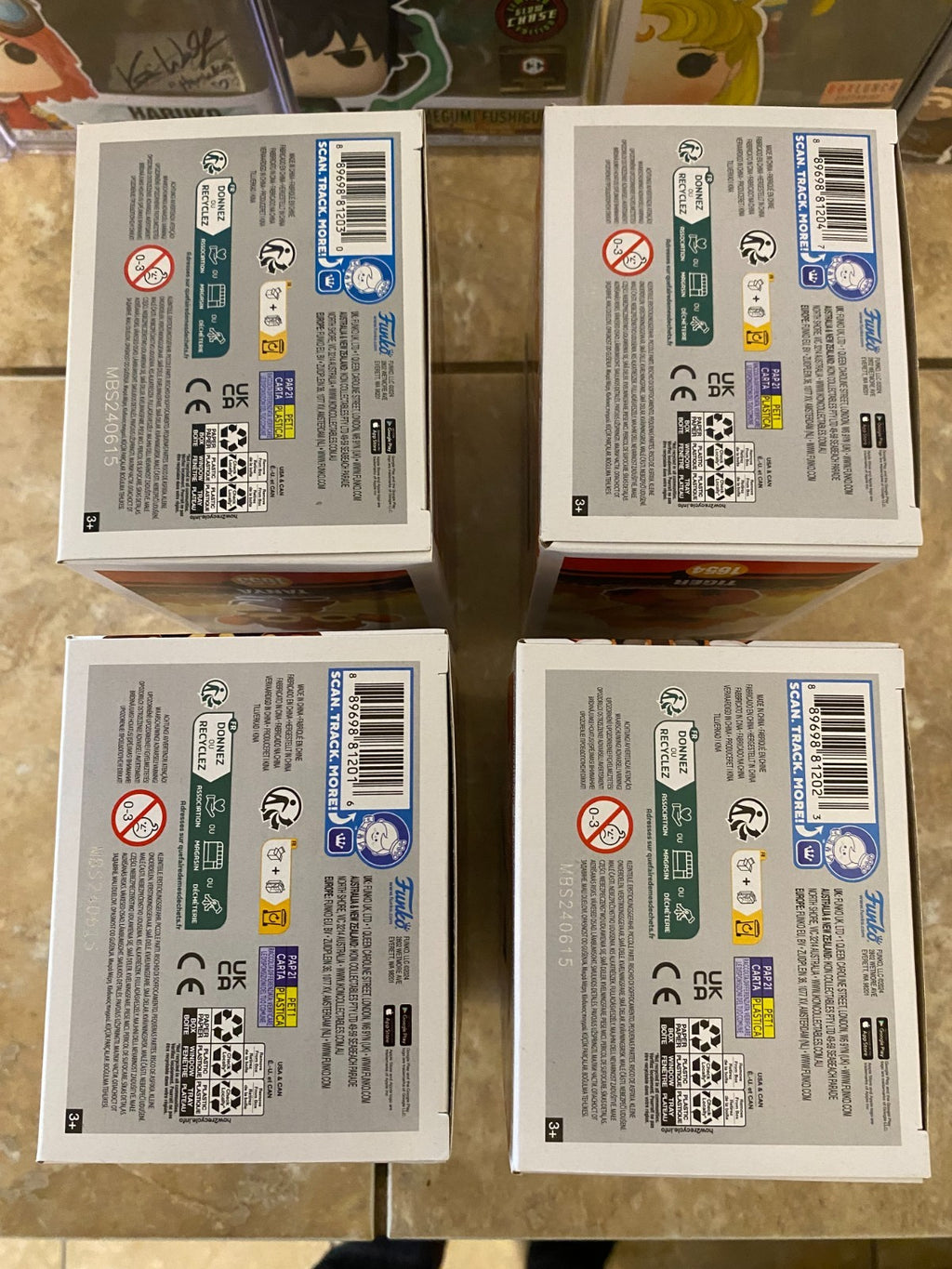 Funko Pop! Movies! An American Tail Set of 4Figures w Protectors