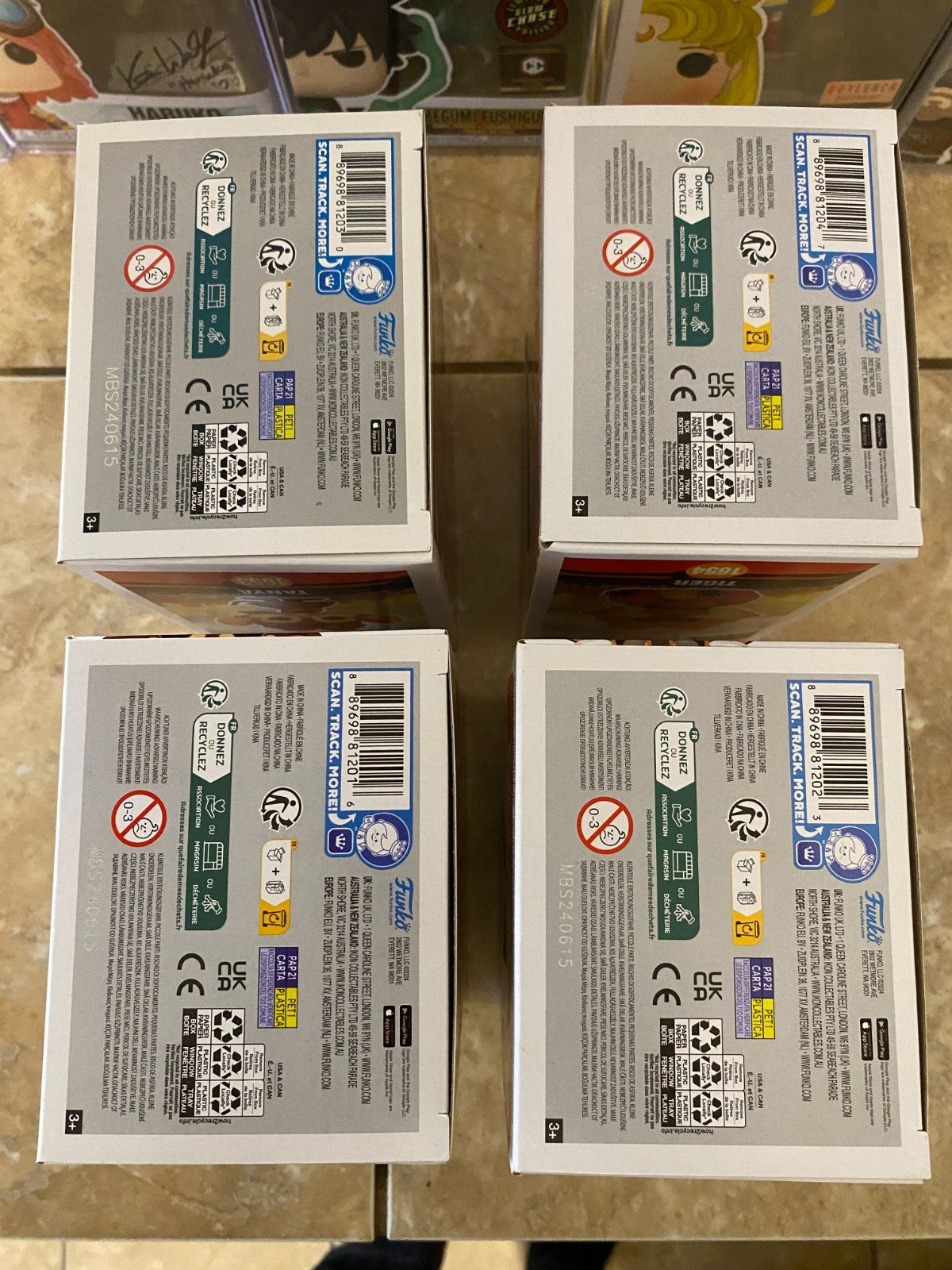 Funko Pop! Movies! An American Tail Set of 4Figures w Protectors