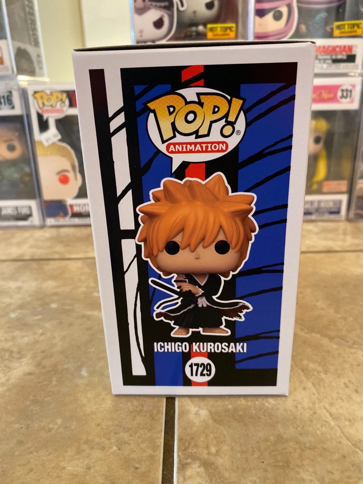 Funko Pop! Bleach - Ichigo Kurosaki - AAA Anime Exclusive #1729 w Protector