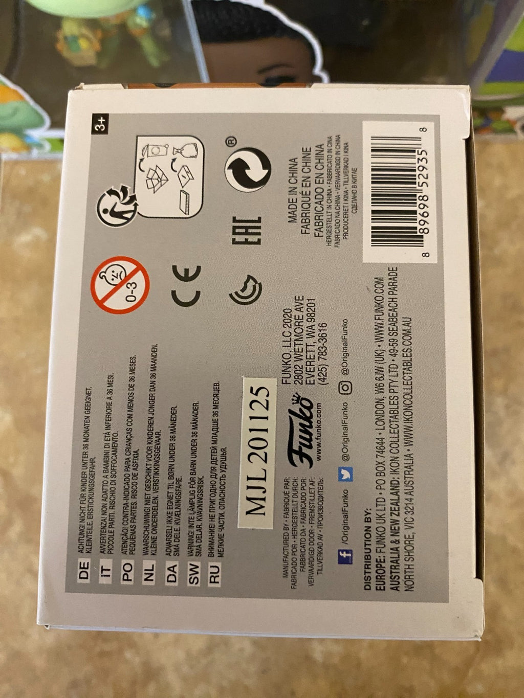 Funko POP! Rocks TLC Left Eye #196 CHASE w/ Protector