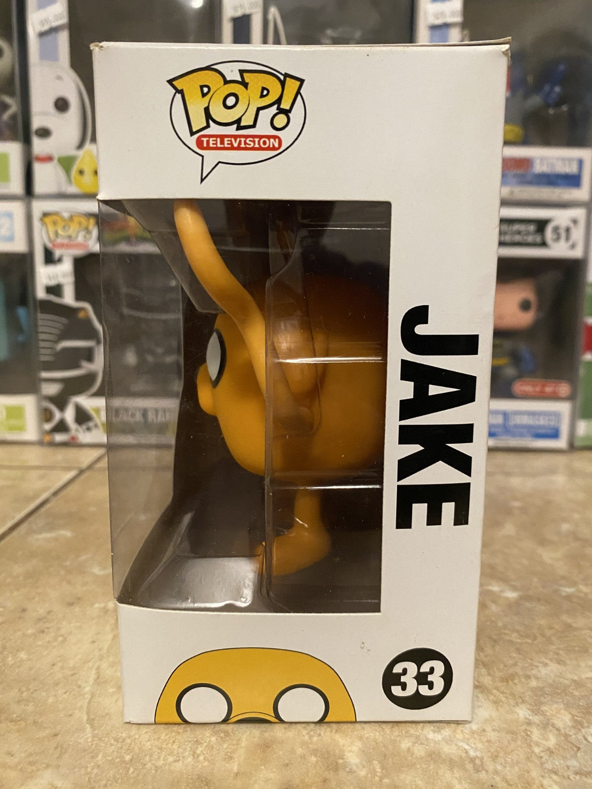 Funko Pop! Vinyl: Adventure Time - Jake the Dog #33 w/Box Protector