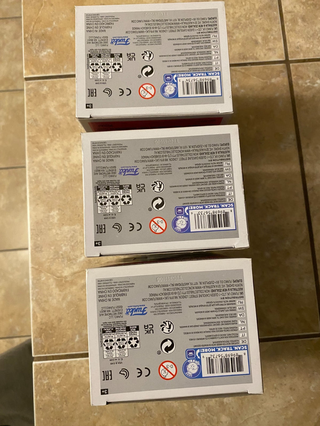 Funko Pop! Pop Rocks TLC Complete Set of 3 Figures #228-230 w Protectors