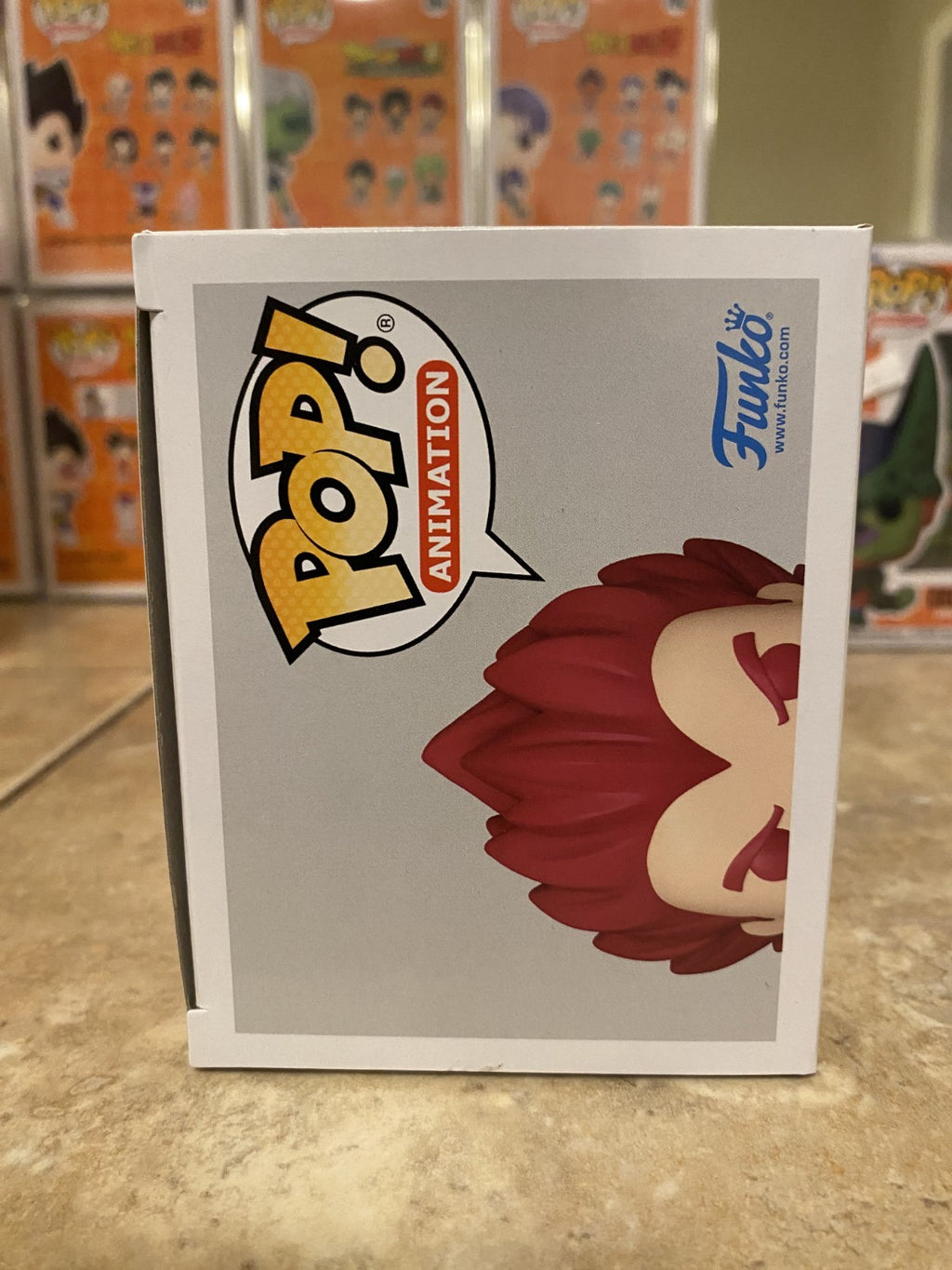 Funko Pop! The Movie Dragon Ball Broly #1868 Super Saiyan God Vegeta w Protector