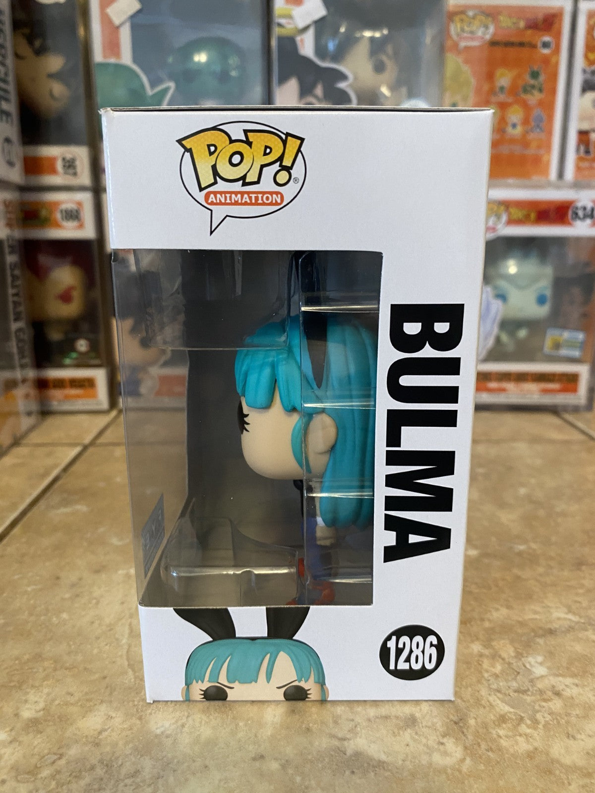 Funko Pop! Dragon Ball #1286 Bulma FYE Exclusive w Protector