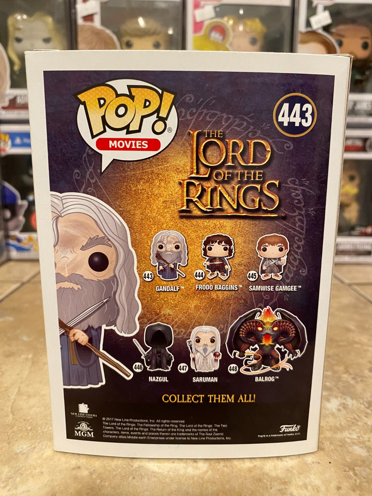 Funko Pop! Vinyl: The Lord of the Rings - Gandalf #443 w Protector