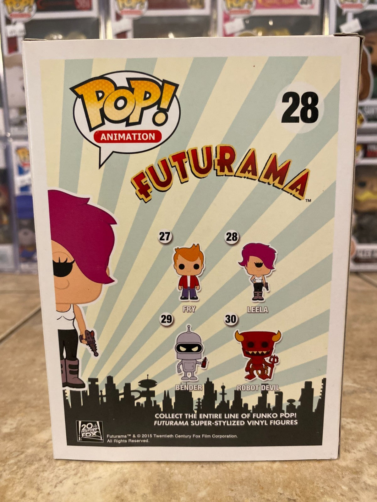 Funko Pop! Vinyl: Leela Futurama #28 Television TV Figure Vaulted w Protector