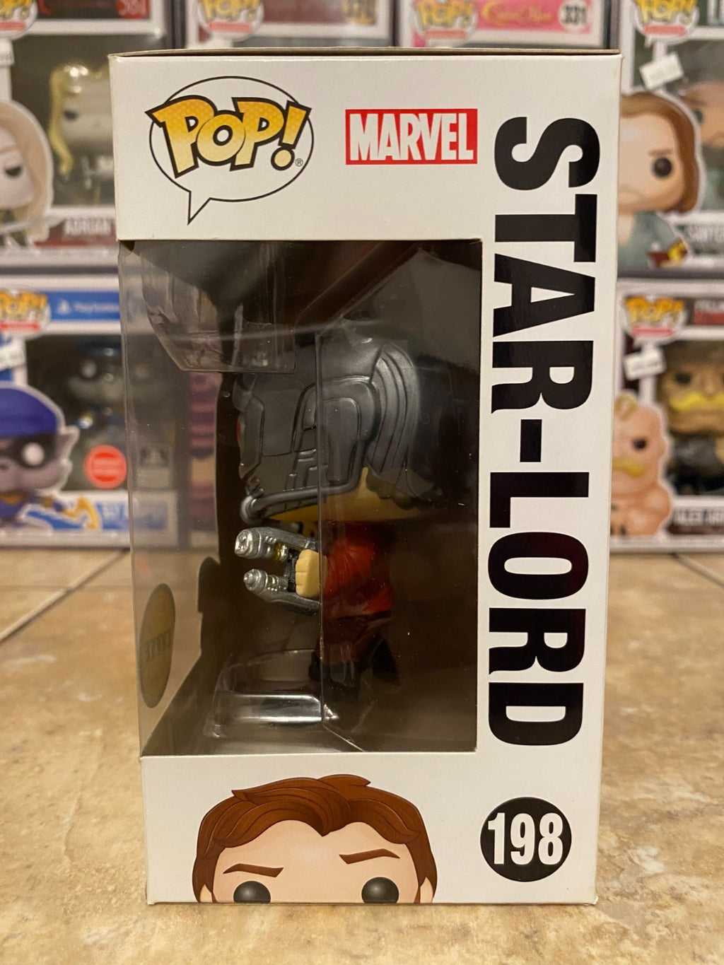 Funko Pop! Guardians of the Galaxy Vol 2 - Star-Lord #198 (Chase) w Protector
