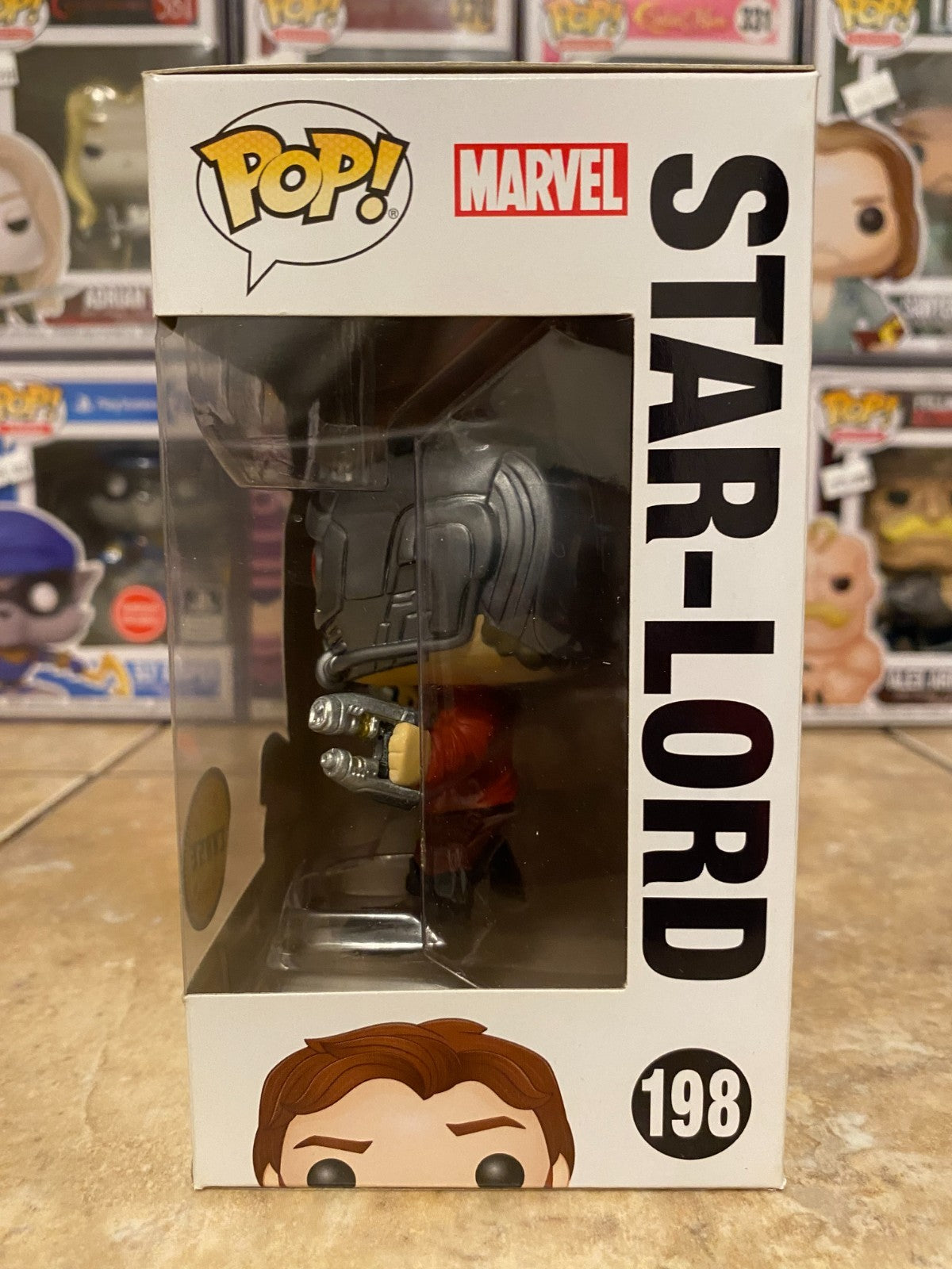 Funko Pop! Guardians of the Galaxy Vol 2 - Star-Lord #198 (Chase) w Protector