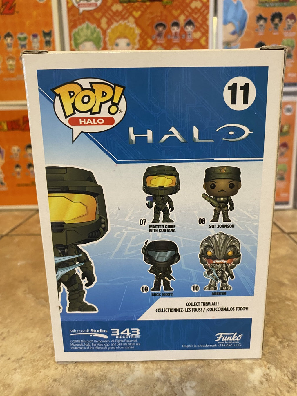 Funko Pop! Vinyl: Halo - #11 Master Chief (Game Stop Exclusive) w Protector