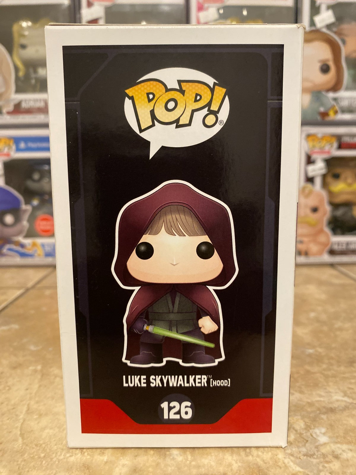 Funko POP! Star Wars Luke Skywalker (Hood) #126 2017 Galactic Con Exclusive