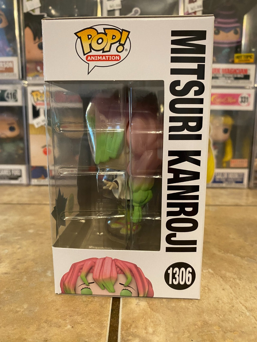 Funko Pop! Demon Slayer Mitsuri #1306 Glow Fundom Exclusive with Protector