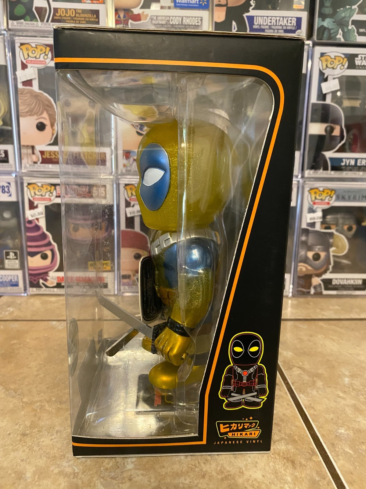 Funko Pop! Deadpool Hikari Figure - Yellow NYCC LE Exclusive 1,000 Pieces