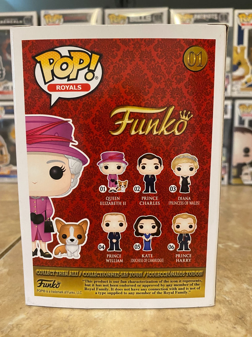 Funko Pop! Vinyl: Public Domain - Queen Elizabeth II #01 w Protector