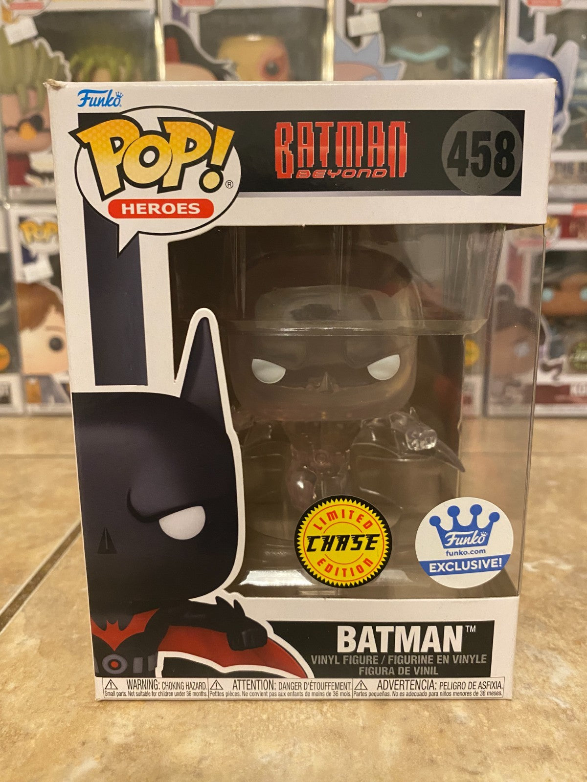 Funko Pop! Batman Beyond Transparent Chase - Funko (Exclusive) w Protector